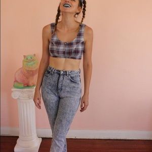 •90s Vintage• Acid Wash High Waisted Mom Jeans